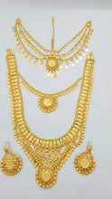 Lustrous Gold Adorned Bridal Necklace