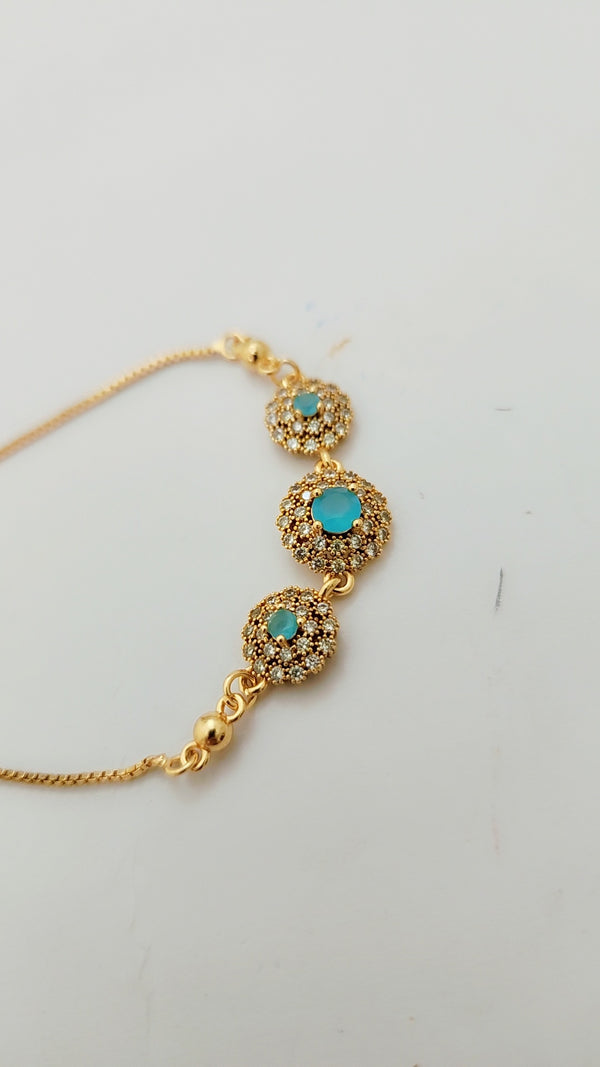 Gleaming Gold Tone Bracelet