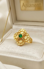 Lustrous Glow Gold Ring | Elegant Champ; Chic Jewelry for Girls