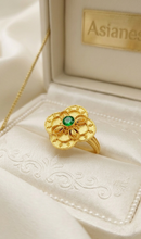 Gilded Charm Ring | Elegant Gold-Polish Jewelry